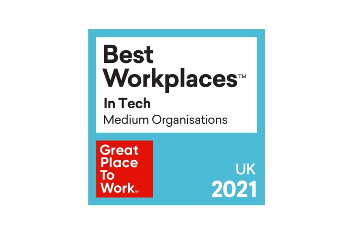 Best Workplaces UK CMYK 2021 TECH Medium Organisations