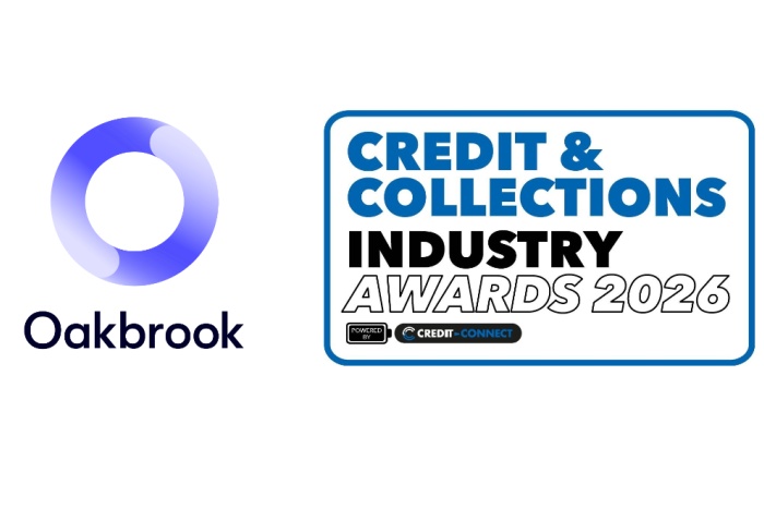 Oakbrook named Consumer Lending Provider of the Year at the 2026 Credit Collections Industry Awards